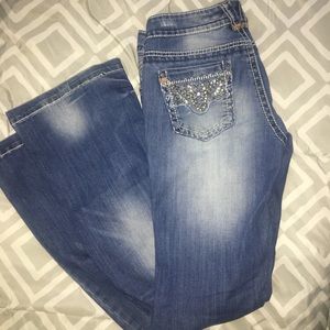 Vanity Embellished & Distressed Jeans